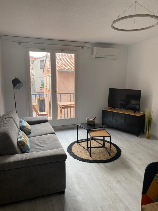 Superbe Appartement Climatise Avec Parking Prive Port Vendres Luaran gambar